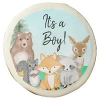 It's a Boy | Woodland Creatures Baby Shower Treats Sugar Cookie