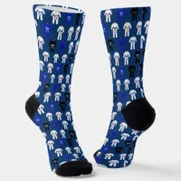 Jujitsu Jiu Jitsu Gi Pattern Martial Arts Socks