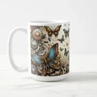 Vintage Steampunk Butterflies  Coffee Mug