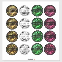 Christmas seal stickers 