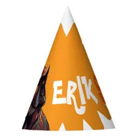 Roaring T-Rex Birthday  Custom Dino Bash Party Hat