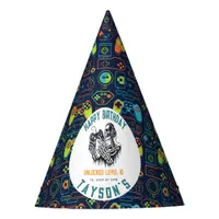 It’s Game On Skull  – Video Game Birthday Party Hat