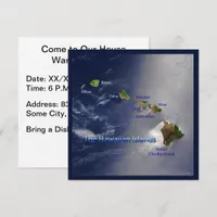 View of the Hawaiian Islands Invitation