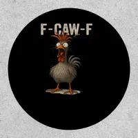 F-Caw-F Chicken Retro Classic Patch
