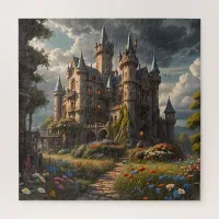 Fantasy Dragon Castle Jigsaw Puzzle