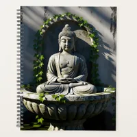 Serene Tranquil Buddha Fountain  Planner