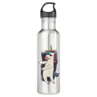 Unicorn Floss Dance Stainless Steel Water Bottle