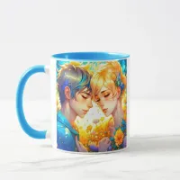 Romantic Couple's Gift | Personalized Anime Mug