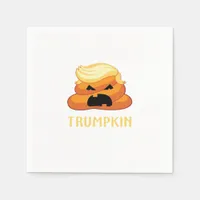 Trumpkin Poop Funny Halloween Napkins
