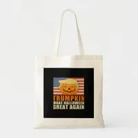 Trumpkin Halloween Funny Classic & Basic Design Tote Bag