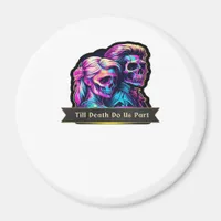 Till Death Do Us Part Classic – Autumn Gothic Vows Magnet