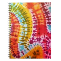 Tie-Dye Colorful Art Retro Spiral Photo Notebook