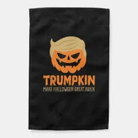 Trumpkin Make Halloween Great Again Jack O Lantern Garden Flag