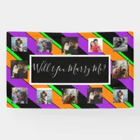 Will You Marry Me Proposal Banner with Photos