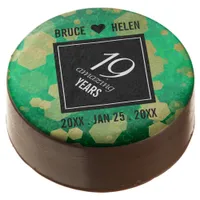 Elegant 19th Jade Wedding Anniversary Celebration Chocolate Covered Oreo