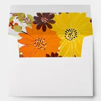 Sunflower Wedding Envelope