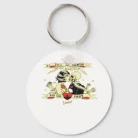 Till Death Do Us Part Classic Design For Halloween Keychain
