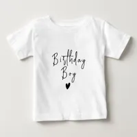  Modern Minimal Boho 1st Birthday Baby T-Shirt