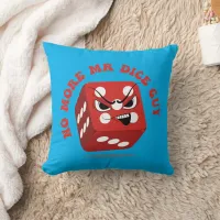 Funny Gambling Craps Dice Joke Throw Pillow