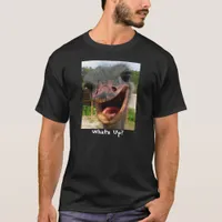 Funny Ostrich Bird Photo What's Up T-Shirt