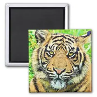 Cool Tiger Refrigerator or Locker Magnet