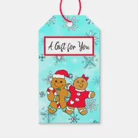 A Gift for You Gingerbread Men Christmas Gift Tags