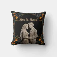 Bride & Groom Royal Classic Throw Pillow