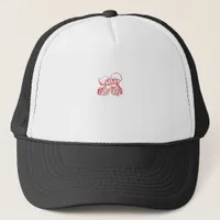 Till Death Do Us Apart (Red Transparent) Trucker Hat
