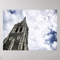 Looking up to Heaven at Christchurch Poster