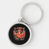 F-Caw-F Attitude Classic Retro Style Keychain