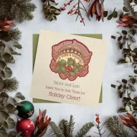 Christmas and Yule Blessings Holiday Invitation