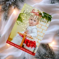 Christmas Magazine Cover First Christmas Milestone Holiday Card