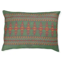 Southwest Sagebrush Green Geometric Design Pet Bed