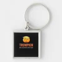 Funny Halloween Trumpkin  Keychain