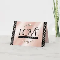 Elegant 30th 46th Pearl Wedding Anniversary Thank You Card