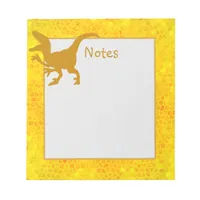 Gold Dinosaur Hide Notepad