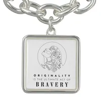 Originality is Brave Positive Affirmation Bracelet