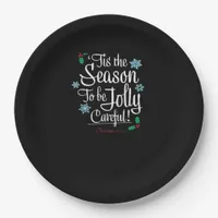 Tis Season To Saying Paper Plates