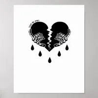 Tear Me Apart Emotional Dark Tone Poster