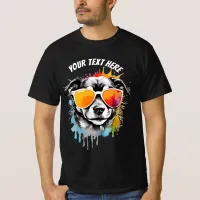 Cute Cool Puppy with Sunglasses T-Shirt