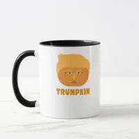 Trumpkin Pumpkin Funny Halloween Design Classic Mug