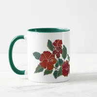 Mug - Red Hibiscus