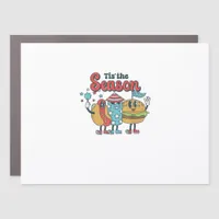 Retro Tis The Season Party In The Usa Family Car Magnet