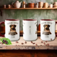 Emotional Support Coffee Cute Mocha Mug