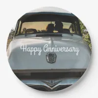 Happy Anniversary Vintage Couple Plates