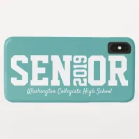 Graduation Senior Class of 2019 Teal iPhone XS Max Case