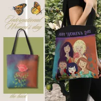 International Women's Day colorful Tote Bag