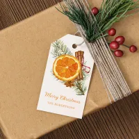 Christmas Citrus Spice Classic Holiday  Gift Tags