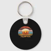 Halloween Trumpkin Vintage Us Keychain