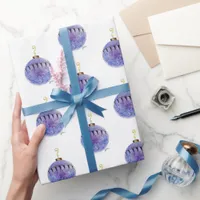 Wrapping Paper - Blue Tree Ornament